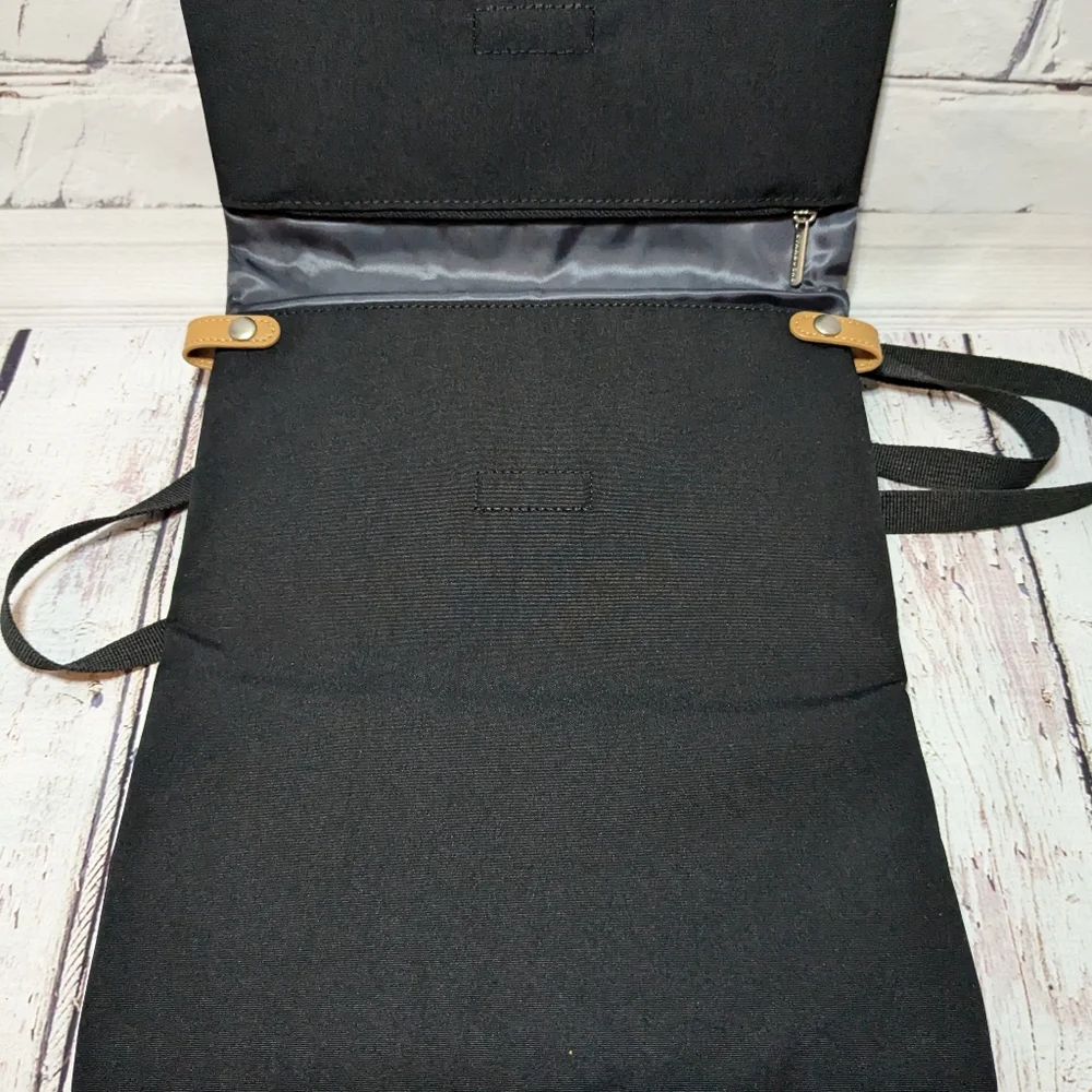 Starbucks‎ Rawrow Black Changeable Purse Crossbody Canvas Bag Recycled Materials